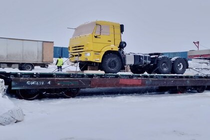 Полуприцепы автомобильные на универс. платформах. Маршрут Сургут СВР ЖД - Обская СЕВ ЖД.